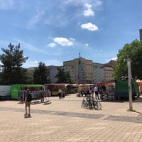 Photo taken at Ökomarkt am Nordbahnhof by marcus H. on 5/23/2018