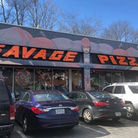 Photo taken at Savage Pizza by Lene P. on 2/24/2019