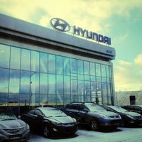 Photo taken at АГАТ на Ларина (Hyundai) by Evgeniya S. on 12/3/2012