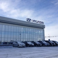 Photo taken at АГАТ на Ларина (Hyundai) by Evgeniya S. on 3/2/2013