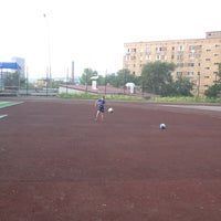 Photo taken at стадион Школа 56 by Roman L. on 7/18/2014