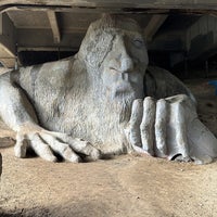 Photo taken at The Fremont Troll by Andy M. on 5/7/2023