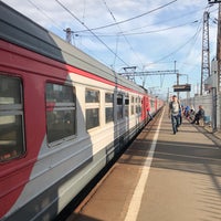 Photo taken at Slavy Avenue Platform by Olesya N. on 7/21/2019