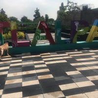 Photo taken at Parque Juana de Asbaje by Nicolás L. on 7/31/2019