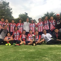 Photo taken at Canchas Colegio Madrid by Nicolás L. on 6/18/2019