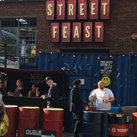 Photo taken at Street Feast Dalston Yard by Gary S. on 7/8/2016