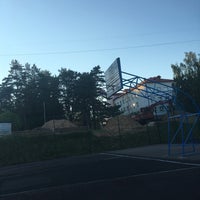 Photo taken at Стадион школы 182 by Саша К. on 6/26/2016