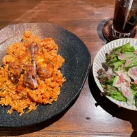 Photo taken at African Restaurant &amp;amp; Bar Esogie ( エソギエ ) by ysg on 12/18/2020