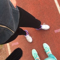 Photo taken at Athletics Track by Rachel M. on 10/17/2016