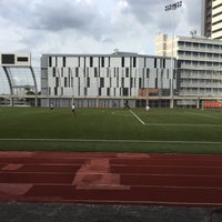 Photo taken at Football Stadium by na W. on 6/21/2016