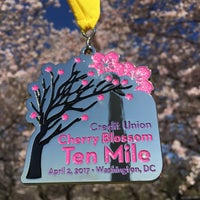 Photo taken at Cherry Blossom 10 Miler by Carolyn L. on 4/2/2017