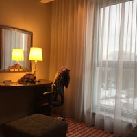 1/14/2017 tarihinde Андрій Ж.ziyaretçi tarafından Hampton by Hilton Krakow'de çekilen fotoğraf