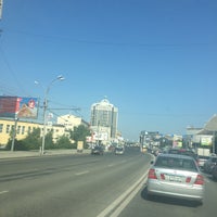 Photo taken at Путепровод по Октябрьской магистрали by Yulia M. on 6/24/2016