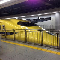 Photo taken at Shinkansen Platforms by koichi i. on 9/1/2015