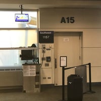Photo taken at Gate A15 by James H. on 9/24/2017