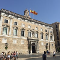 Photo taken at Plaça de Sant Jaume by Hafi-z🐞 on 7/7/2015