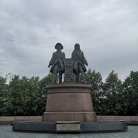 Photo taken at Памятник Татищеву и де Геннину by Иван on 8/25/2019