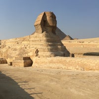 Photo taken at Great Sphinx of Giza by Khalifa A. on 12/25/2015