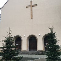 Photo taken at Lindenkirche by Valeriy V. on 1/1/2021