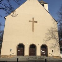 Photo taken at Lindenkirche by Valeriy V. on 2/24/2021