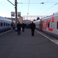 Photo taken at Yaroslavsky Rail Terminal by Аня М. on 4/16/2013