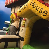 Photo taken at Locomotion Inflatable Play by Will F. on 3/21/2015