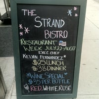 Photo taken at The Strand Bistro by Martha C. on 7/25/2013