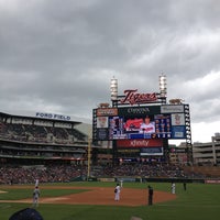 Photo taken at Comerica Park by Katie M. on 5/12/2013
