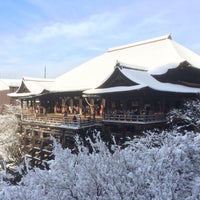 Photo taken at The Stage of Kiyomizu by missilegirl on 1/2/2015