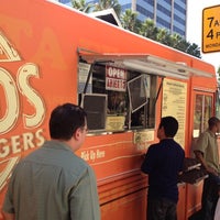 Photo taken at Rounds Premium Burgers Truck by Erik V. on 10/1/2012