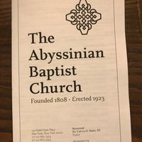Photo taken at Abyssinian Baptist Church by J B. on 4/1/2018