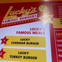 Photo taken at Lucky&amp;#39;s Famous Burgers by J B. on 8/30/2023