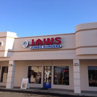 Photo taken at Jaws Jumbo Burgers by Stephen S. on 1/9/2013