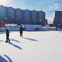 Photo taken at Каток в парке им. Артема Боровика by Mary S. on 2/25/2015