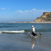 Photo taken at Del Mar Dog Beach by Simplicious C. on 9/9/2023