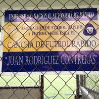 Photo taken at Cancha De Futbol Rapido &quot;Juan Rodriguez Contreras&quot; by Fernando E. on 9/26/2013