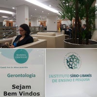Photo taken at Instituto Sírio-Libanês de Ensino e Pesquisa (IEP-HSL) by André Luiz V. on 9/16/2016