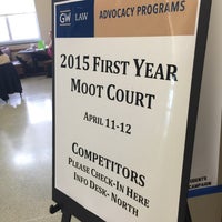 Photo taken at Jacob Burns Moot Courtroom by Jim M. on 4/12/2015