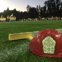 Photo taken at UCLA Intramural Field by Carly H. on 10/21/2015