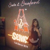 Photo taken at Sate &amp;amp; Seafood Senayan by Bagja N. on 3/12/2013