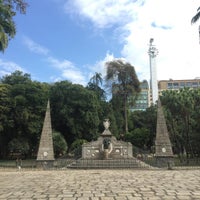 Photo taken at Praça Mahatma Gandhi by Léo Cunha on 8/20/2015