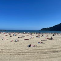 Photo taken at Zurriola Beach by Jan T. on 8/8/2023