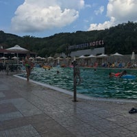 Photo taken at Aristotelis Resort &amp;amp; Spa Hotel by Mixalis N. on 7/25/2018