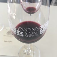 Photo taken at Standing Stone Vineyards by Charles J. on 10/20/2017