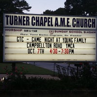Photo taken at Turner Chapel AME Church by Toni B. on 10/2/2016