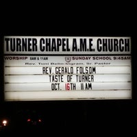 Photo taken at Turner Chapel AME Church by Toni B. on 10/12/2016