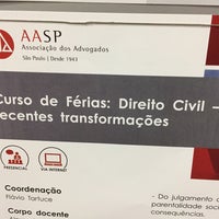 Photo taken at Associação dos Advogados de São Paulo by Cesar P. on 1/24/2017
