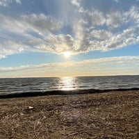 Photo taken at Tarkhovka Beach by Дмитрий Т. on 4/13/2020