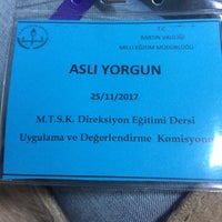 Das Foto wurde bei Bartın Halk Eğitim Merkezi von Arakedisi am 11/25/2017 aufgenommen
