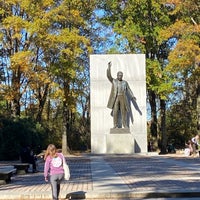 Photo taken at Theodore Roosevelt Island Memorial Plaza by Satoko on 10/29/2022
